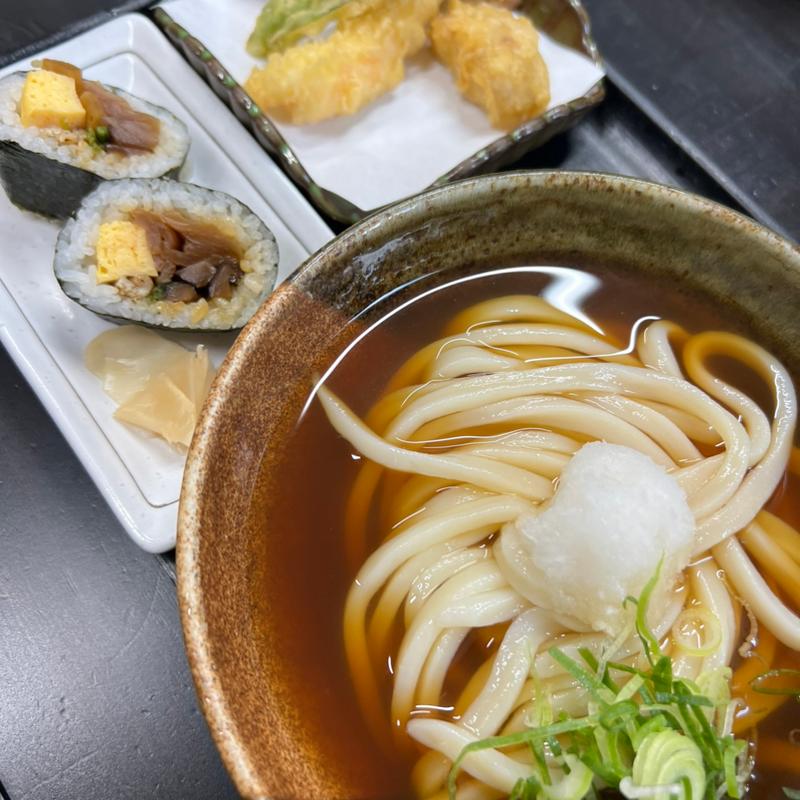 えび天おろしぶっかけうどんセット(川久麦笑)