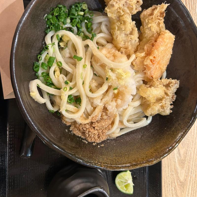 ぶっかけうどん(讃岐饂飩 元喜)