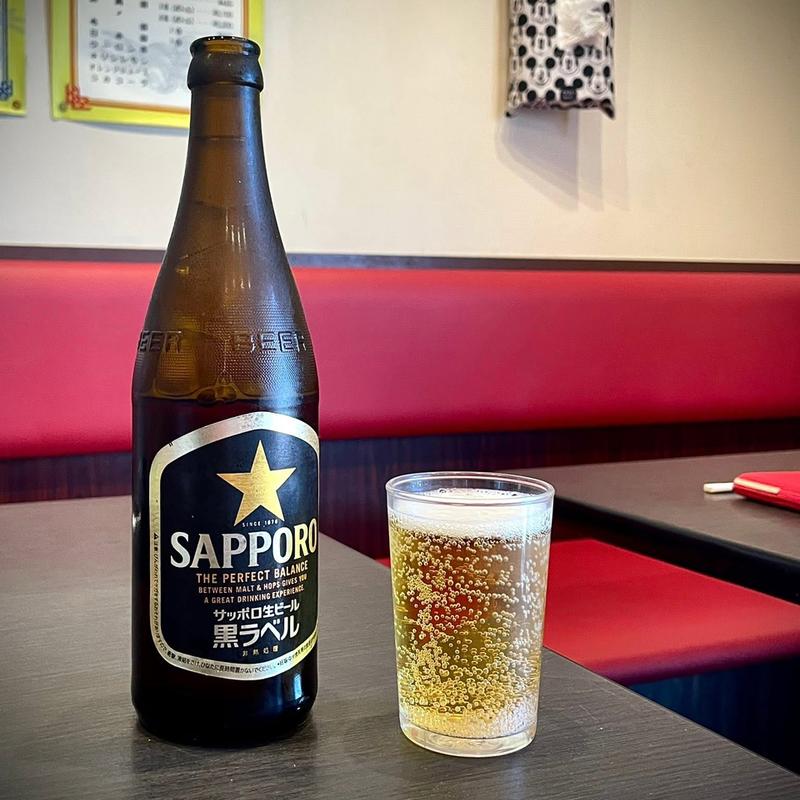 瓶ビール(料理工房 萬福飯店)