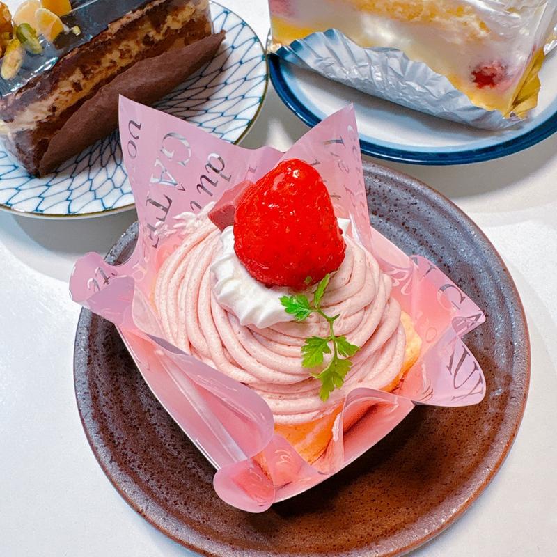 いちごのモンブラン(ラ・ファリーヌ （Ｌａ　ｆａｒｉｎｅ）)