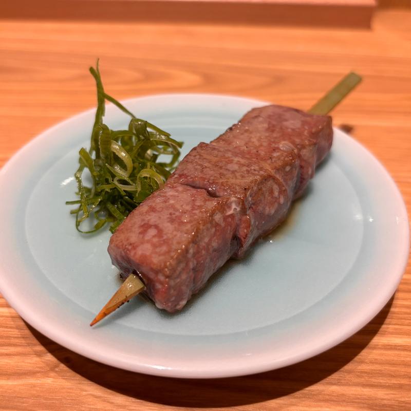 レバー串(和牛小皿 しんうち 虎ノ門ヒルズ)