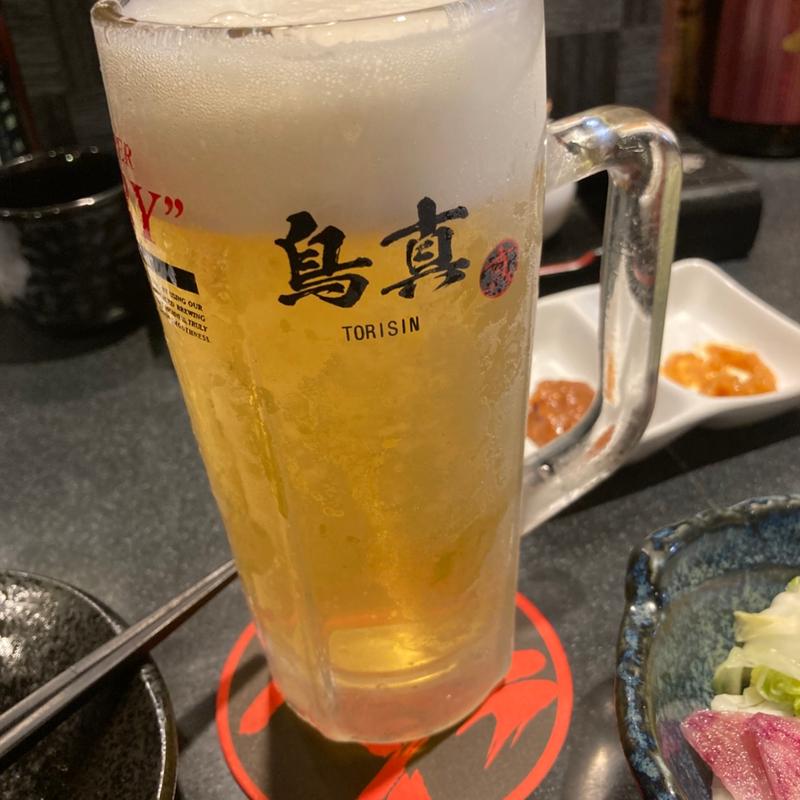 生ビールスーパードライ(鳥真 久里浜店)