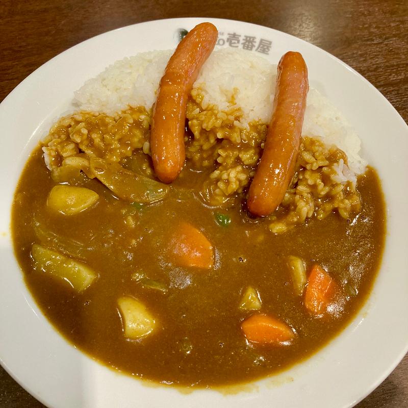 ビーフカレー　プラスハーフやさい　プラスソーセージ2本(CoCo壱番屋 東近江五個荘店 （ココイチバンヤ）)