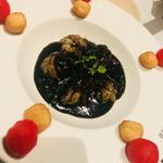 エビの黒チリソース