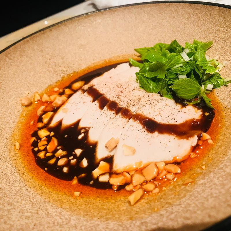 牡丹コース　鉢鉢鶏 四川よだれ鶏(CINA New Modern Chinese 恵比寿本店)
