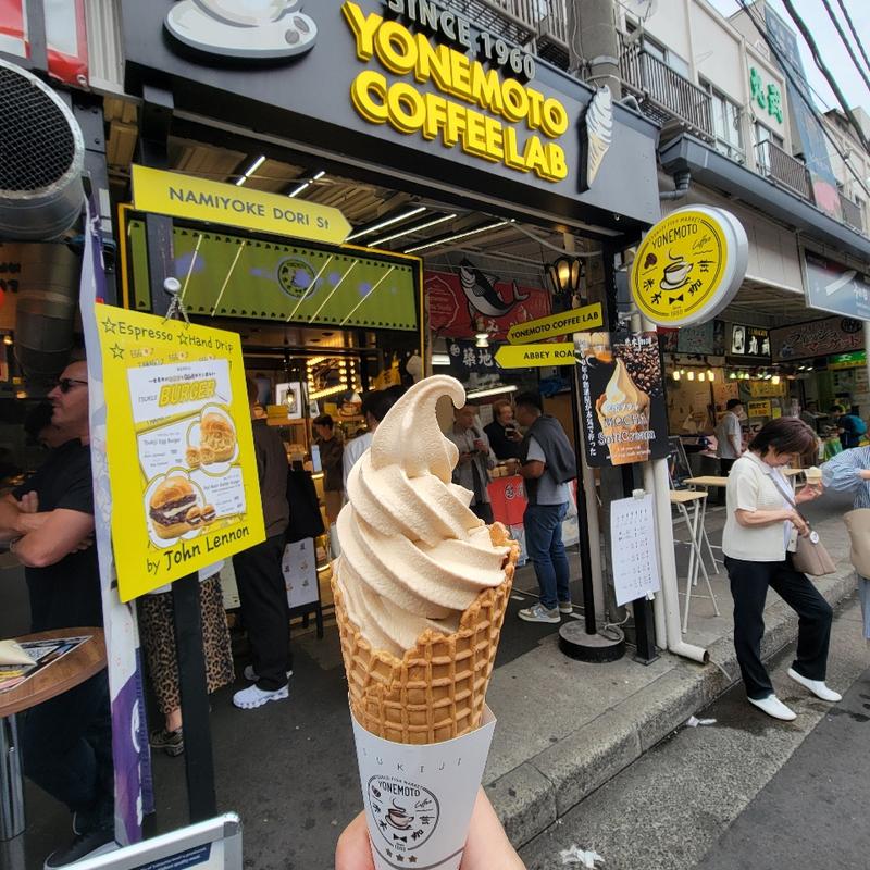 モカソフト
クリーム(米本珈琲LAB)