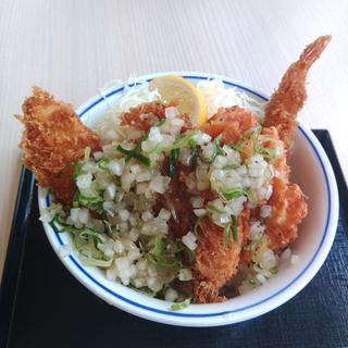 ねぎ塩カツ丼(かつや 岩手水沢店)