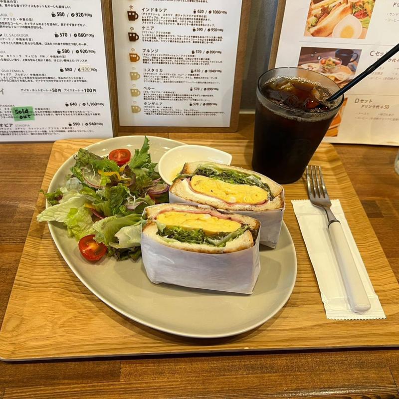 Bセット アイスコーヒー(日本珈琲焙煎研究所)