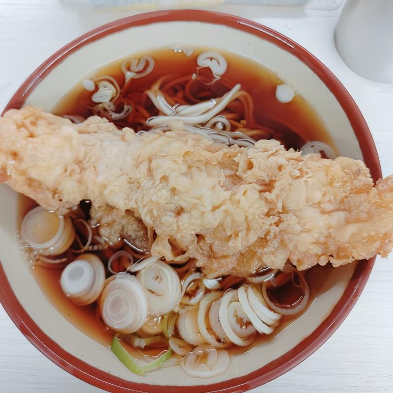 いか天そば(きそば 鈴一（すずいち）)