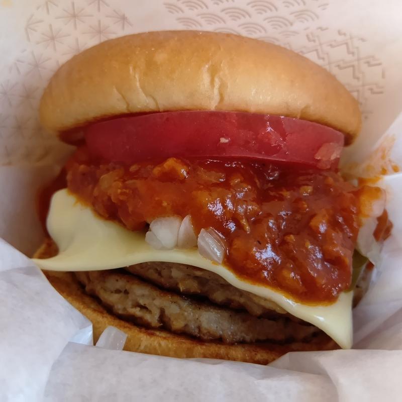 スパイシーモスチーズダブルバーガー(モスバーガー 守谷店 )