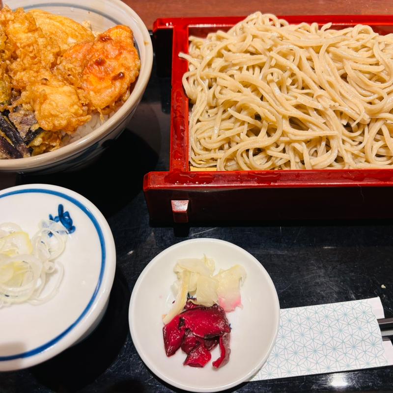 天丼セット(大井更科 （おおいさらしな）)