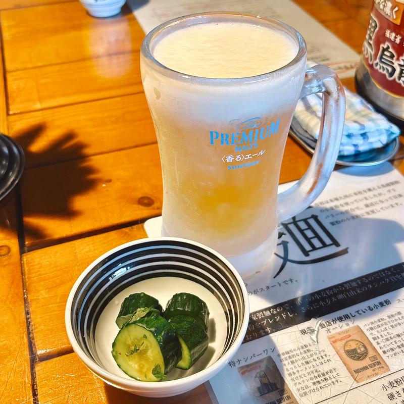 中ジョッキ(博多・長浜らーめん よかと)