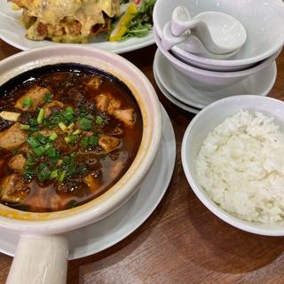 本場の麻婆豆腐(小ライス付)(横浜中華街 香港飲茶 皇朝茶樓)