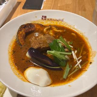豚角煮＆ベジタブル(札幌スープカレー イエローカンパニー 恵比寿本店)
