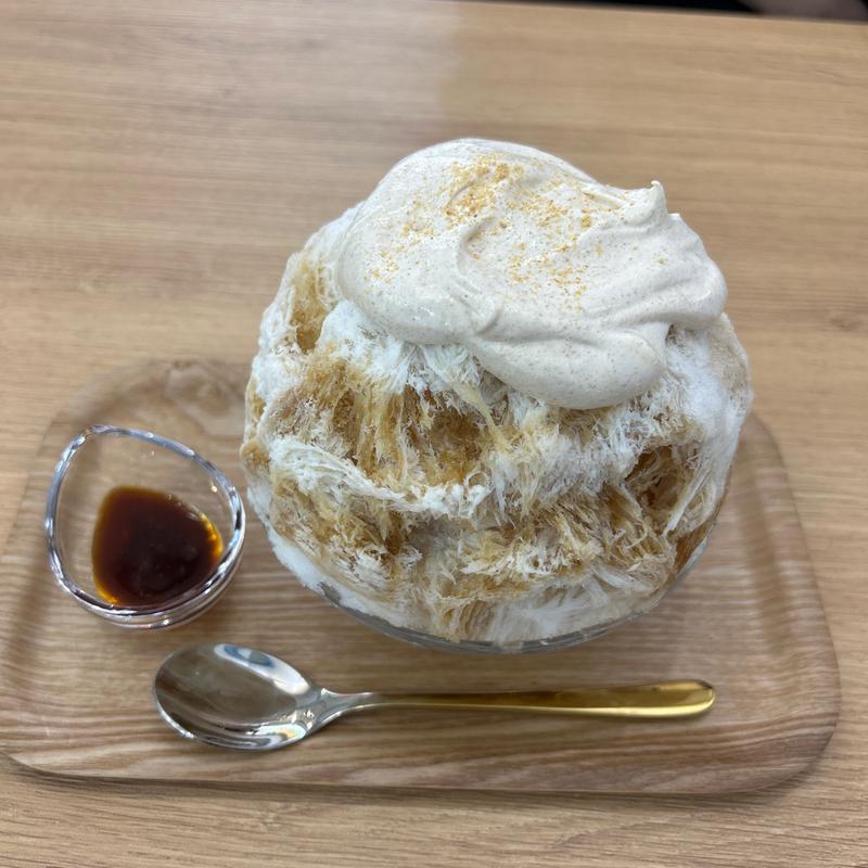 黒蜜きな粉のかき氷(cafe 想々)