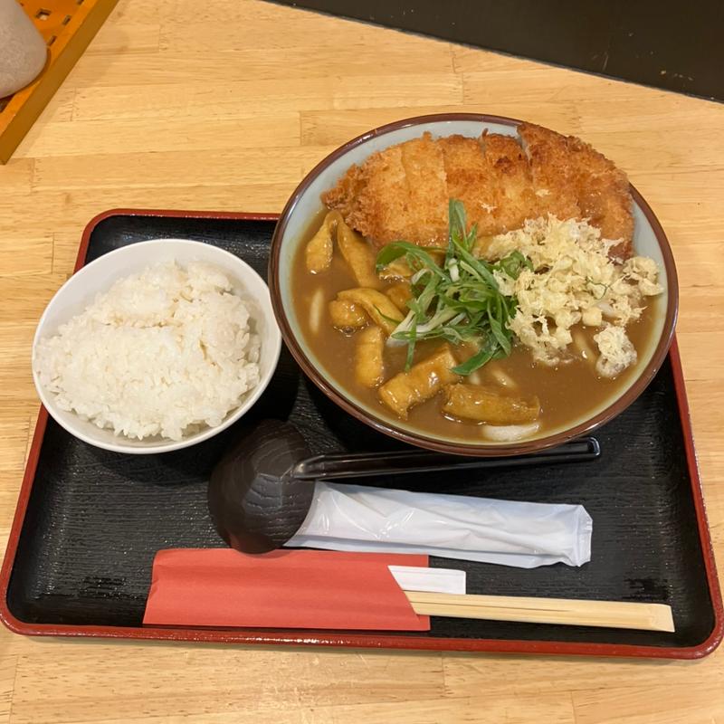 カツカレーうどんセット(うどん 讃く)