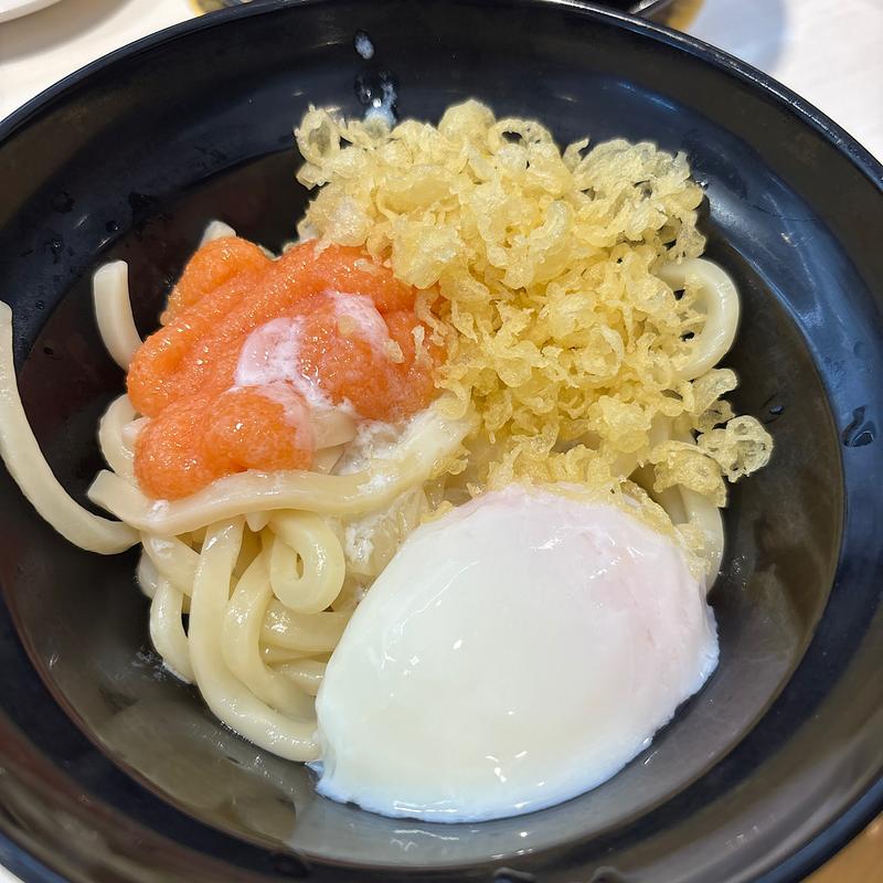 温玉明太うどん(魚べい 東三条店)