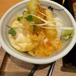 半熟たまご天小丼