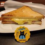 モーニングC
トーストサンド　とろ～りチーズ＆ハム　～モッツァレラチーズ～(カフェ・ベローチェ 柏駅東口店)