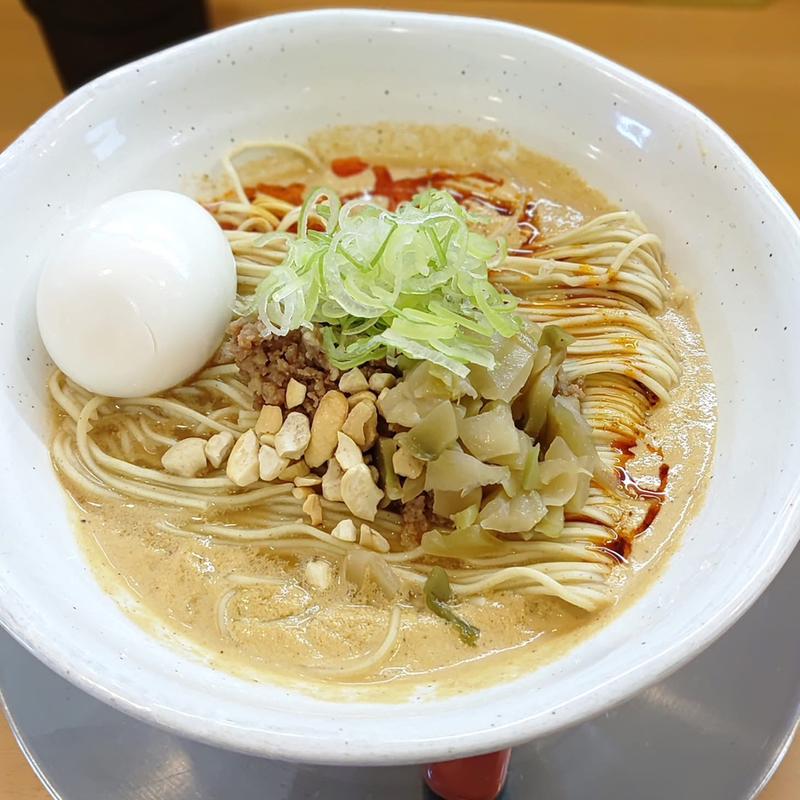 担々麺 玉子(わらび)