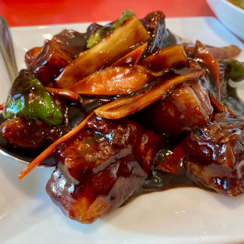 黒酢酢豚(天香一 )