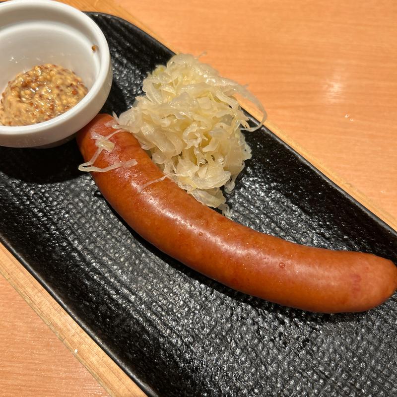 あらびきソーセージ(ヱビスバー 札幌アピア店 (YEBISU BAR Sapporo Apia))