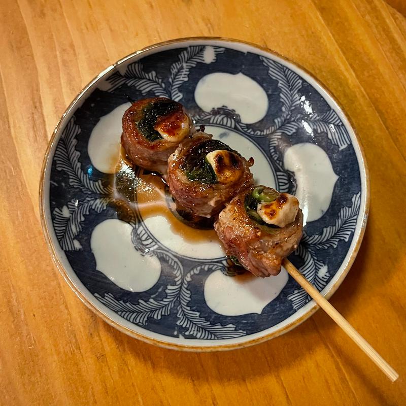 串焼きニラチーズ(なるとや 福島店)