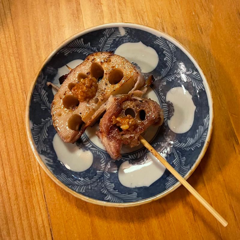 串焼き辛子れんこん(なるとや 福島店)