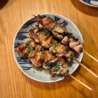 串焼き大葉せせり