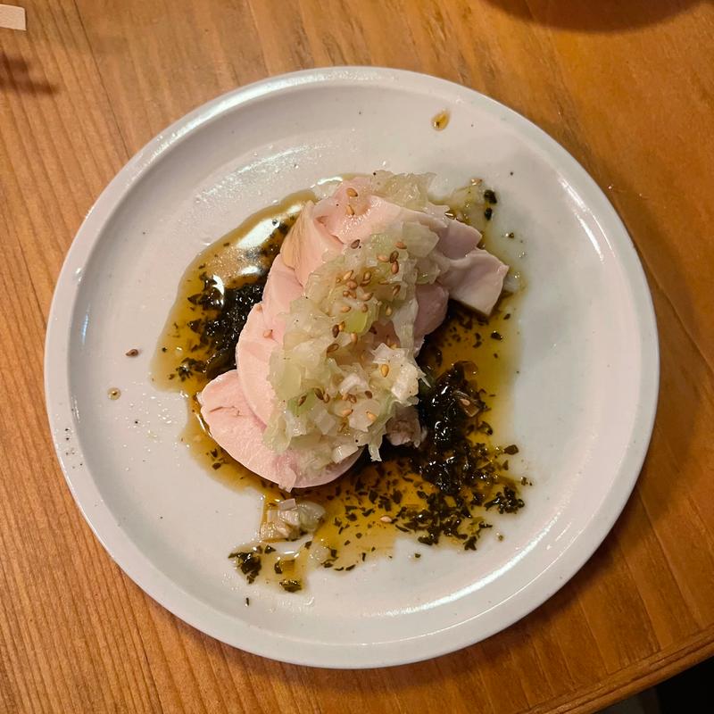 よだれ葱鶏(なるとや 福島店)