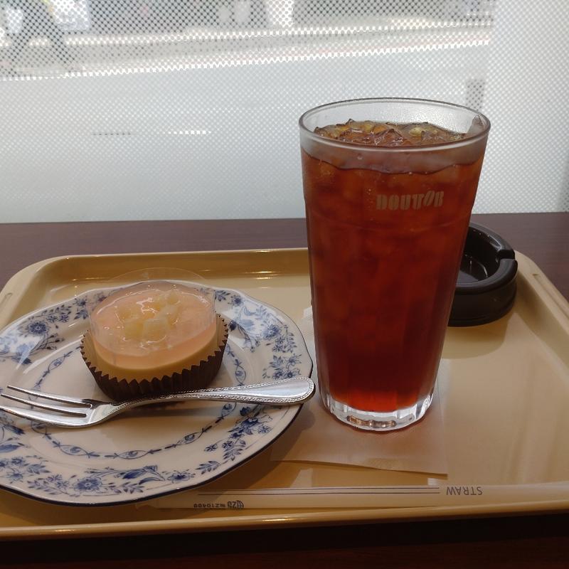 Iced rooibos tea "caffeine-free(ドトールコーヒーショップ 京成成田店)