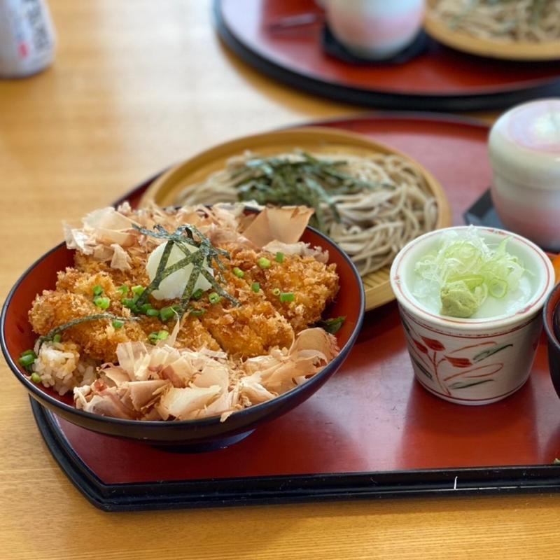 こがし醤油カツ丼セット(やまこ庵 小浜店)
