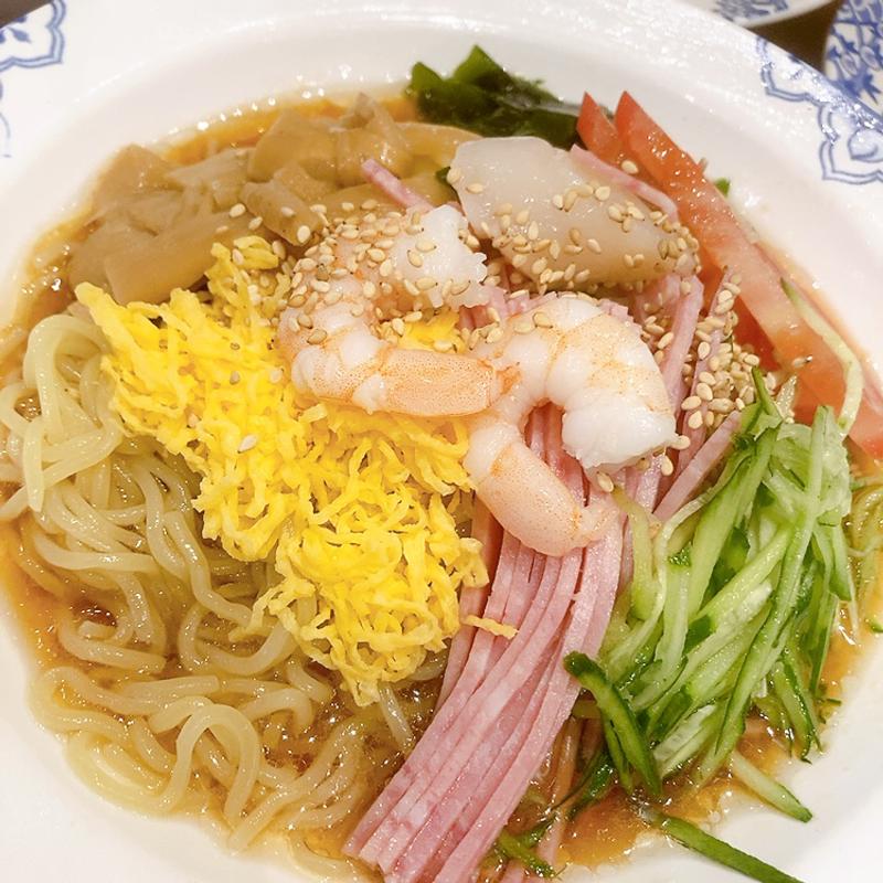 海鮮五目冷やし中華（醤油）(バーミヤン イオンモール広島祇園店)