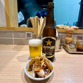 ビール小瓶(おつまみ付き)