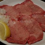 上タン塩(炭火焼肉 きらく亭)