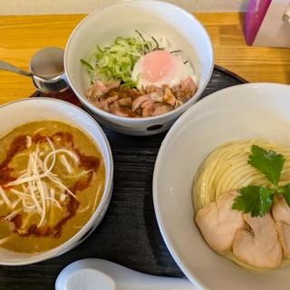 鶏白担々つけ麺（限定麺）