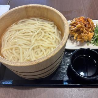釜揚げうどん(得)とかき揚げ