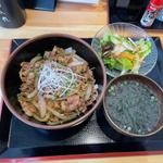牛カルビ丼セット