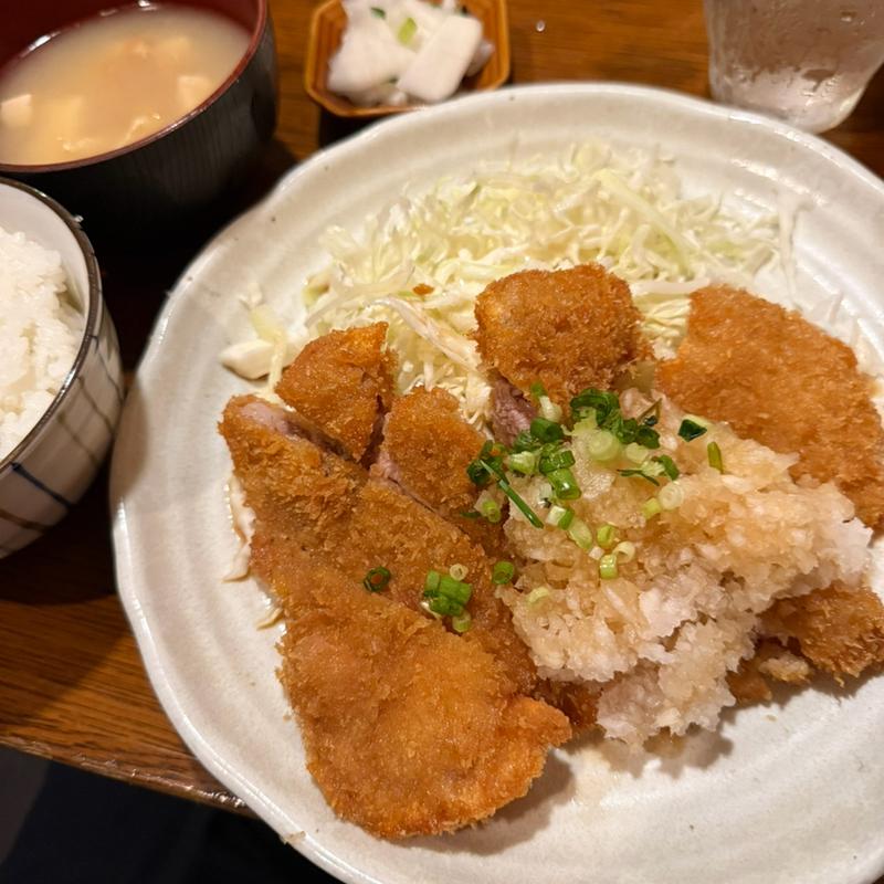 ロースかつ　おろしポン酢(居酒屋ダイニング 満天)