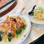 京の皿うどん+レタス焼飯セット