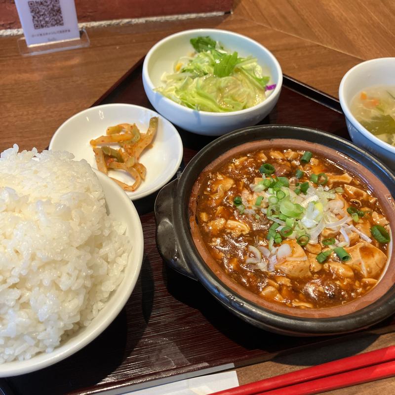 麻婆豆腐セット(大連餃子基地DALIAN 渋谷ストリーム店)