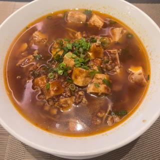 麻婆豆腐のスープそば