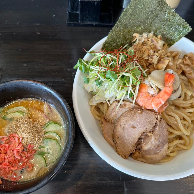 海鮮冷や汁つけ麺(麺や 笑 ～sho～)