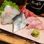 刺身四点盛り(jin-bay)