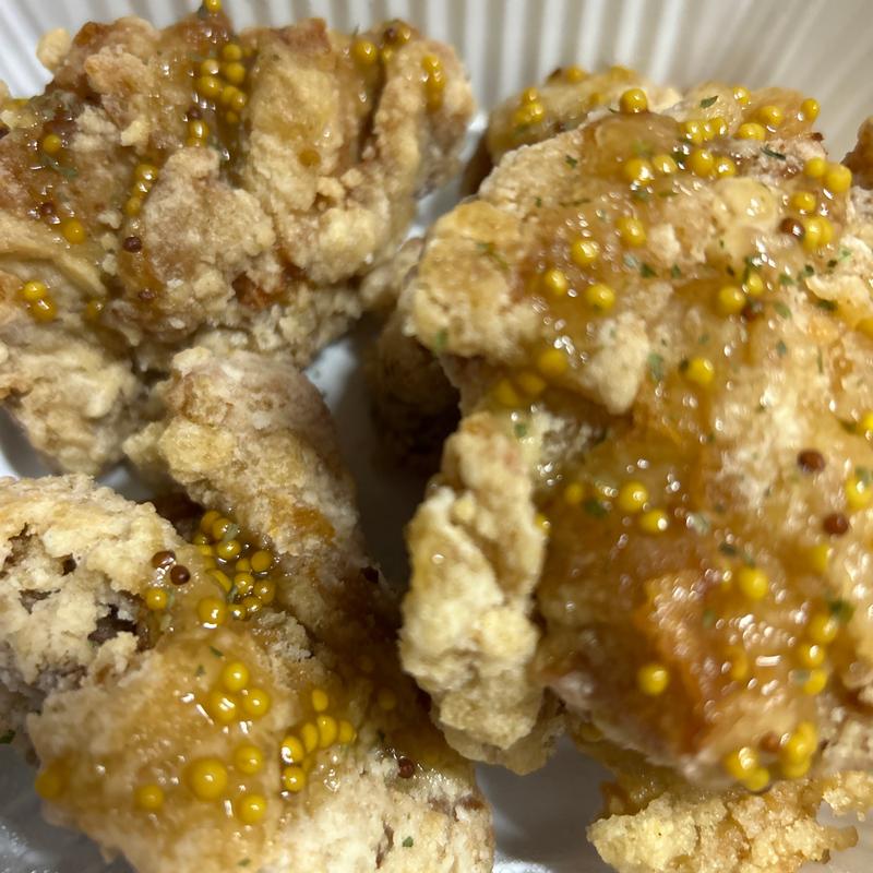 ハニーマスタード唐揚げ(デカ盛り弁当はるき大通店)