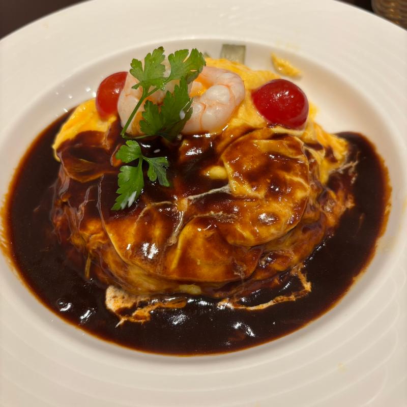 デミグラスソースのオムライス(新宿中村屋 オリーブハウス)