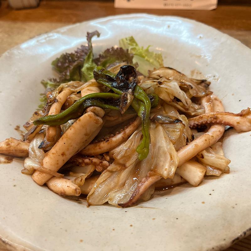 するめいか肝バター焼(味処さこん （あじどころさこん）)