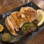 鳥ももの岩塩焼き