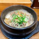 石焼きプルコギ定食(韓国家庭料理 アリラン)