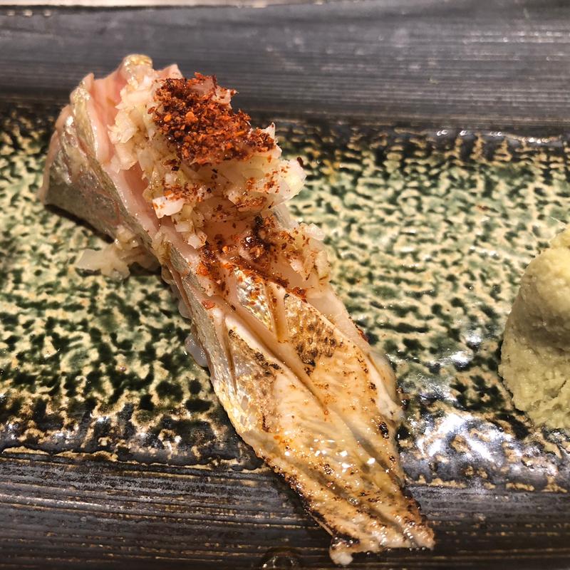 縞鯵(すし好 恵比寿店)